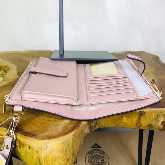 Michael Kors Jet Set Travel Double Zip Wristlet - Picture 6 of 8